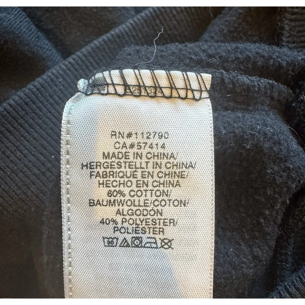 True Religion Buddha World Tour Crewneck Sweatshirt Black Men's Large